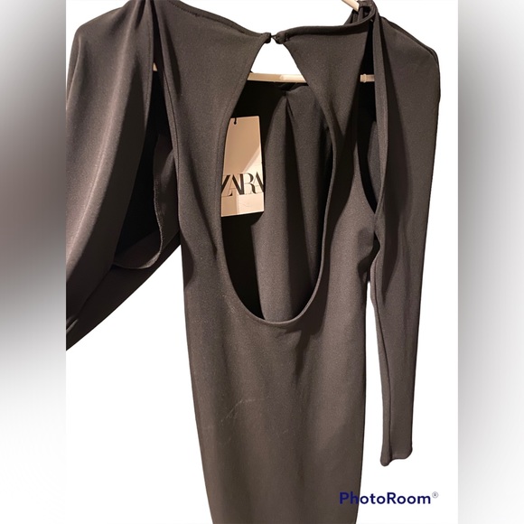 NWT Zara black fancy stylish dress - Picture 2 of 4